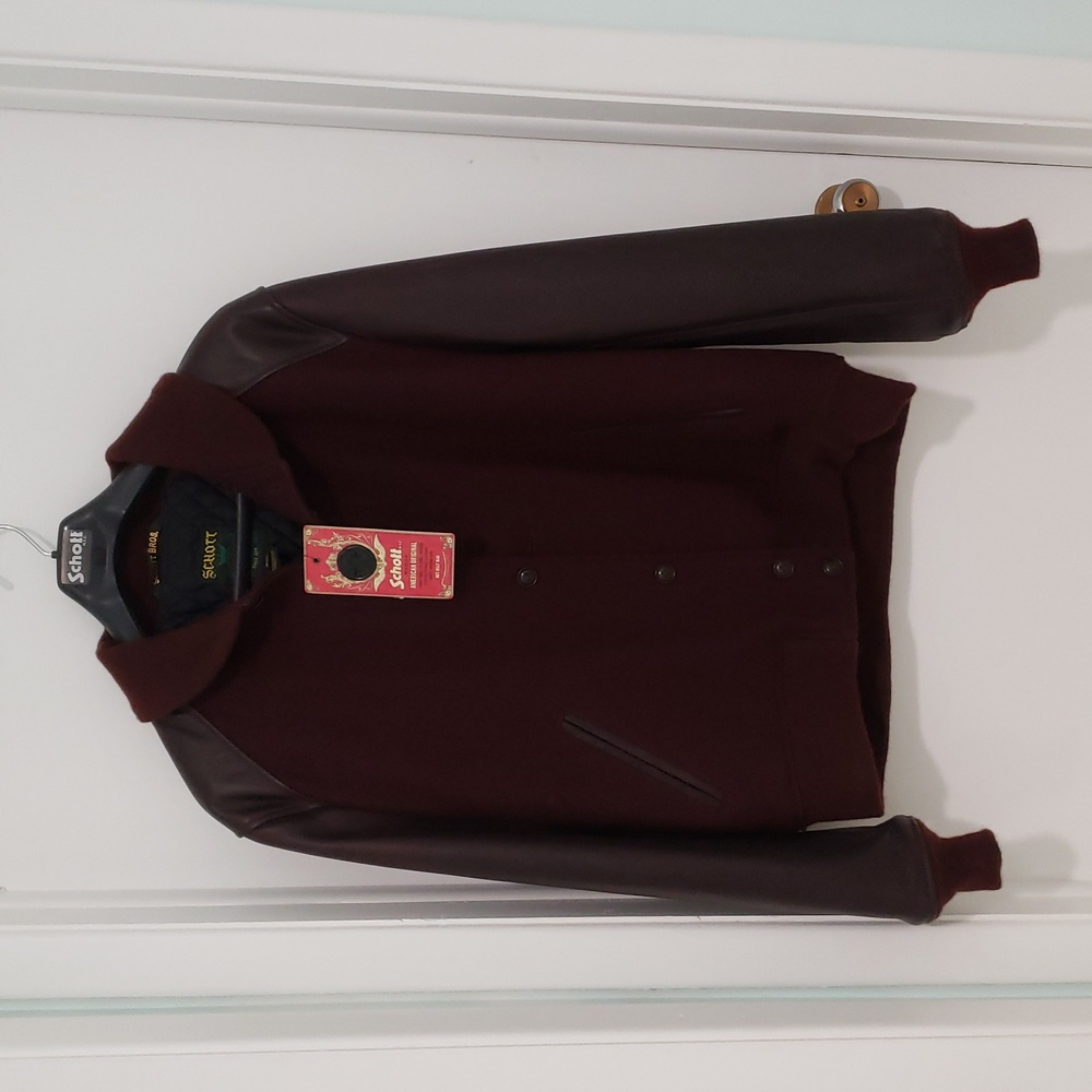 Schott Bros NYC Melton wool Men's jacket. Made in USA. Size xxl. New with tags.